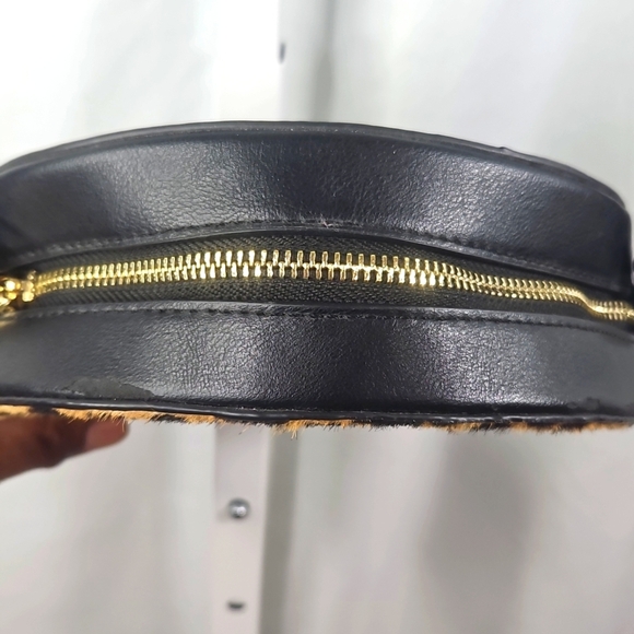 Lulus Animal Print Calf Hair Crossbody - Picture 3 of 7